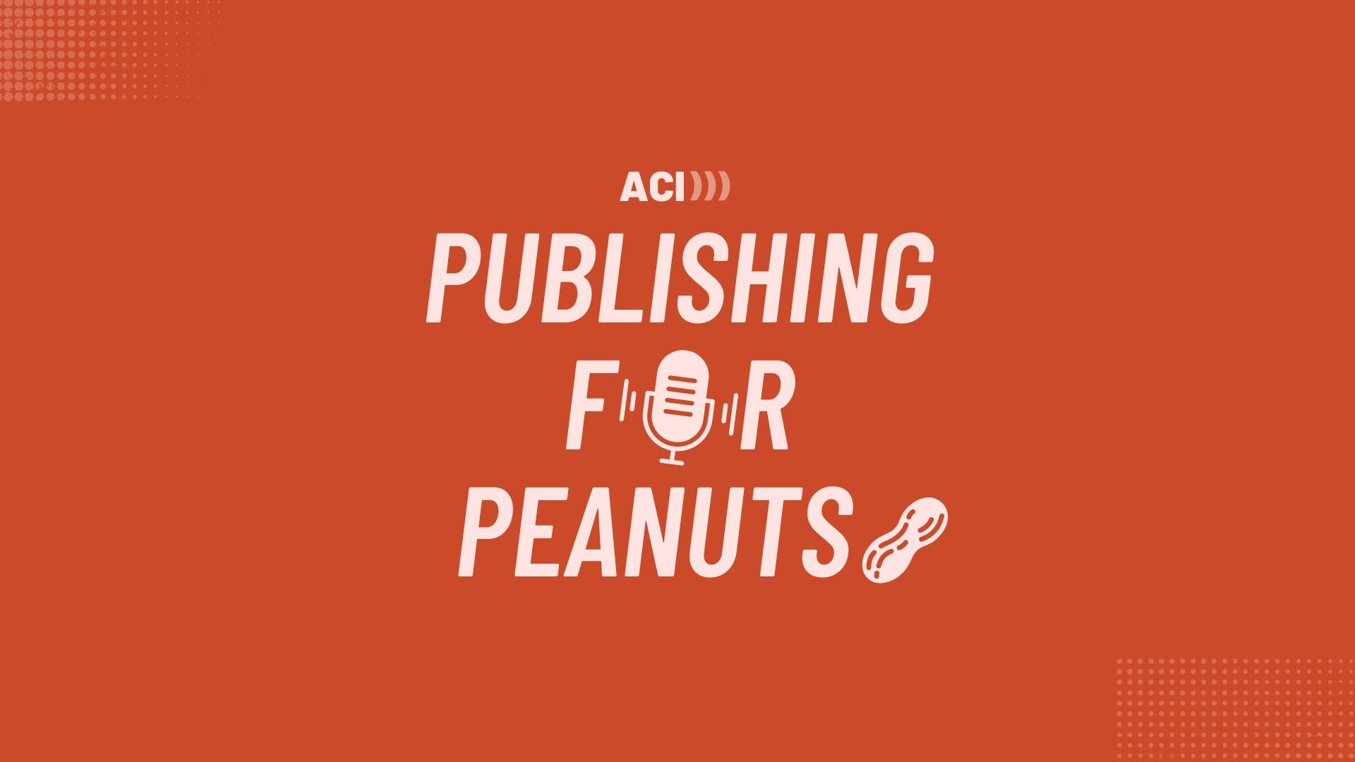 Publishing for Peanuts Banner